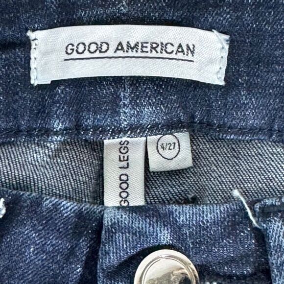 Good American Good Legs High Rise Skinny Jeans Sz 27 - Picture 7 of 11